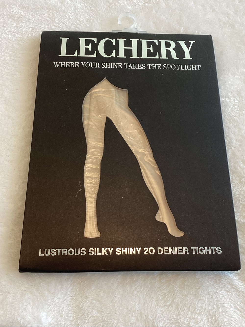 Lechery Lustrous Silken Shiny 40 Denier Tights Anthropologie New Neutral